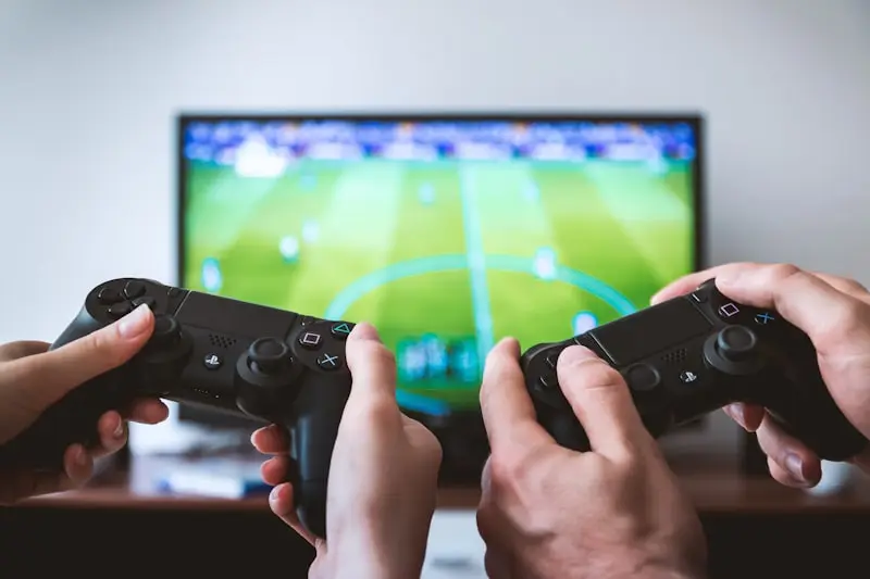 Modern gaming setup